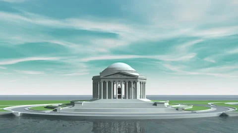 Thomas Jefferson Memorial Stock Footage 27229478