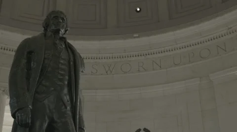 Thomas Jefferson Memorial Stock Footage 33739798