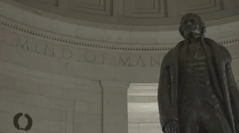 Thomas Jefferson Memorial Stock Footage 33789634