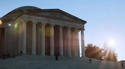 Thomas Jefferson Memorial Stock Footage 33828569