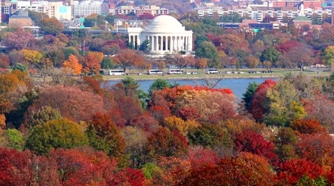 Thomas Jefferson Memorial Vídeos de archivo 59173292