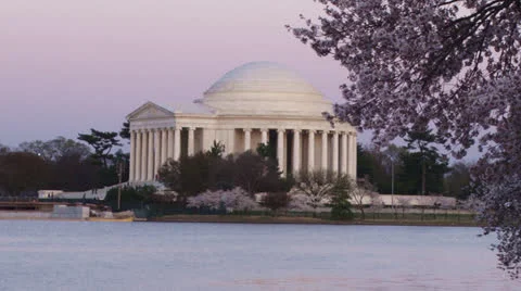 Thomas Jefferson Memorial, Washington DC 2 Video stock 24614595