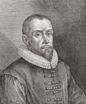 Thomas Scott or Scot, c. 1580 – 1626.  Radical English Protestant minister known Stock Illustration