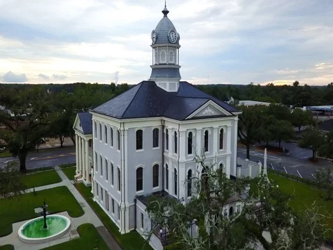 Thomasville Courthouse 库存影片 77740759