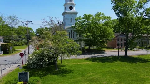 Thompson Hill village, Thompson, CT, USA Vídeos de archivo 166321006