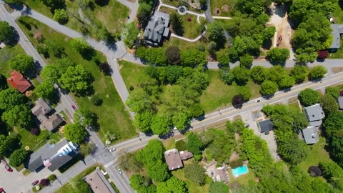 Thompson Hill village, Thompson, CT, USA Stock Footage 166321044