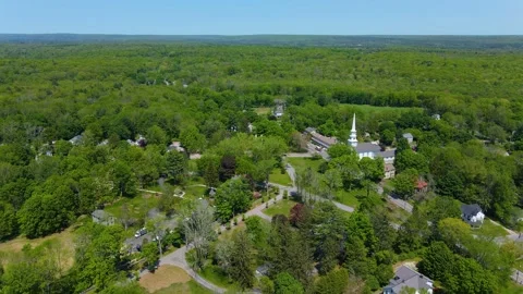 Thompson Hill village, Thompson, CT, USA Stock Footage 166321344