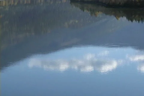 Thompson River Pull out summer Stock Footage 370879