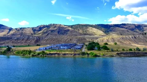 Thomson Glacier River Kamloops 1 Stock Footage 78261978