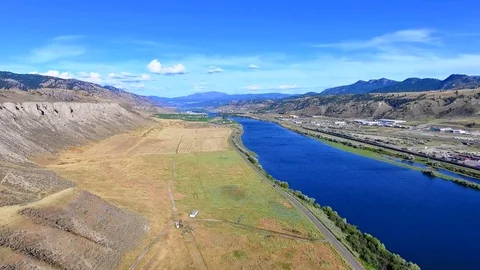 Thomson Glacier River Kamloops 15 Stock Footage 78265249