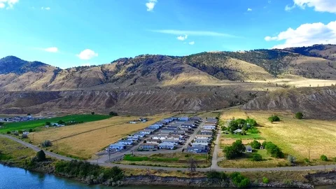 Thomson Glacier River Kamloops 2 Video stock 78261925