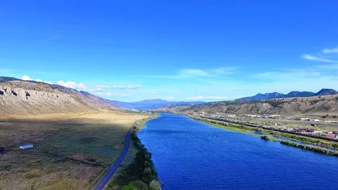 Thomson Glacier River Kamloops 29 Stock Footage 78267151