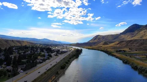 Thomson Glacier River Kamloops 4 Stock Footage 78262709