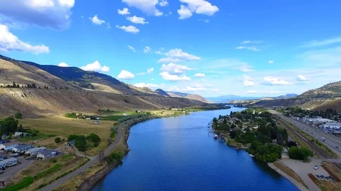 Thomson Glacier River Kamloops 7 Stock Footage 78263722