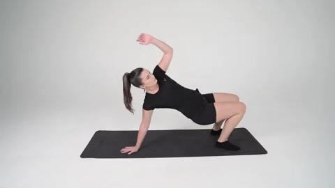 Thoracic bridge extension Stock Footage 314194488