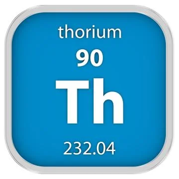 Thorium material sign Фото
