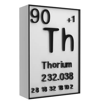 Thorium,Phosphorus on the periodic table of the elements on white blackgrou.. イラスト素材