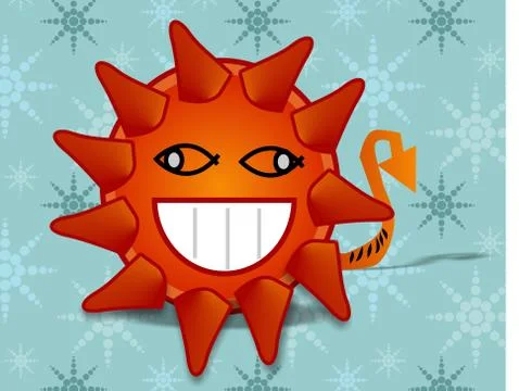 Thorn devil Stock Illustration