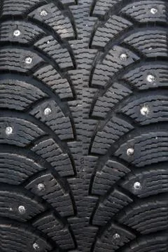 Thorns wheel for car Stock Photos