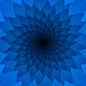 Thorny tunnel pattern Stock Illustration