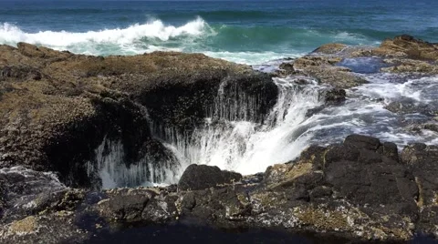 Thor's Well Stock Footage 63656612