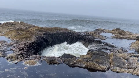 Thors Well in Oregon Stock Footage 252090599