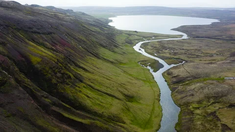 Thorufoss waterfall area in Iceland Stock Footage 282517547