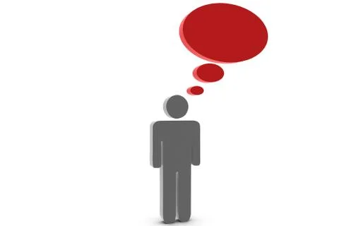 Thought ballon Stock Illustration