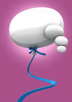 Thought balloon Stock Illustration