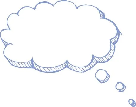 Thought Balloon Vector Stock Illustration