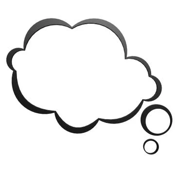 Thought bubble cartoon イラスト素材