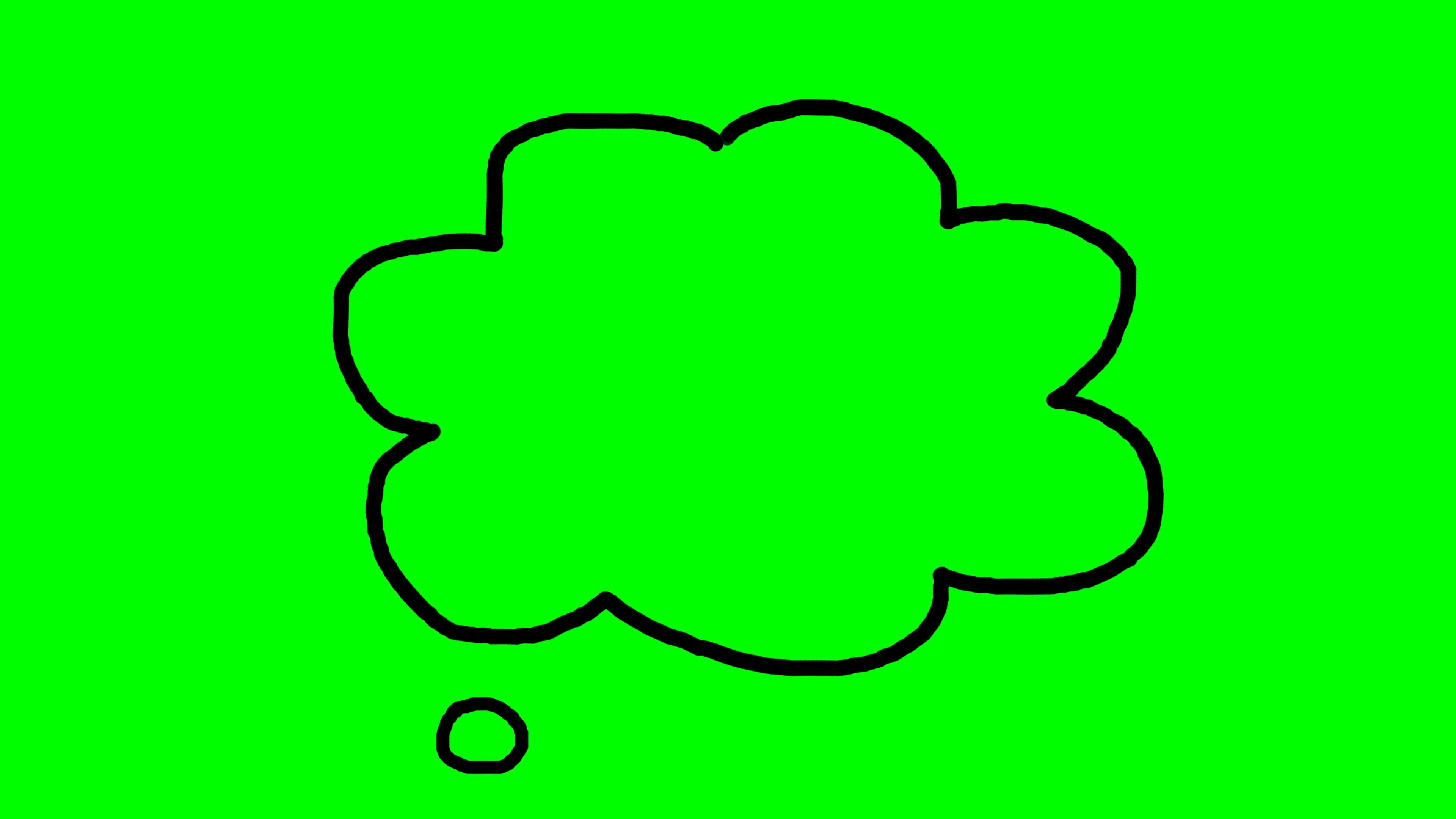 green thought bubble