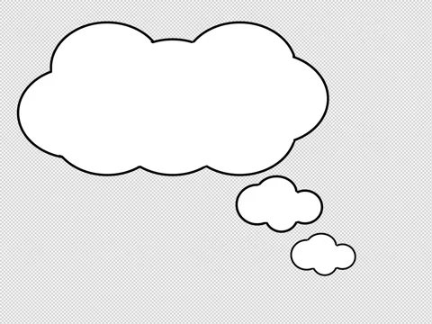 Thought Bubble Stock Footage 266028305