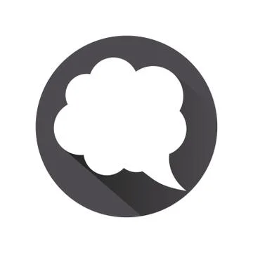 Thought bubble icon Stock Illustration