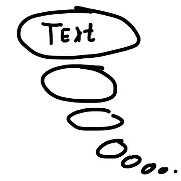 Thought bubble Stock Illustration