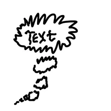 Thought bubble Stock Illustration