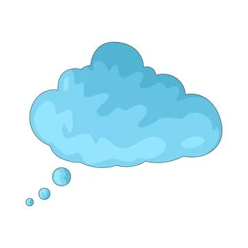 Thought bubble illustration Stock Illustration