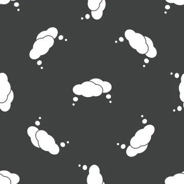 Thought bubble pattern Stock Illustration