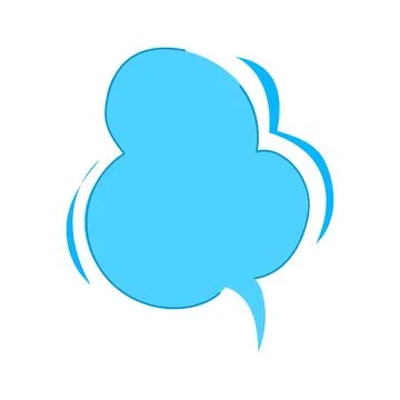 Thought bubble thinking communication idea dialog message Stock Illustration