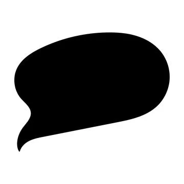 Thought cloud ideas black flat icon element Stock Illustration