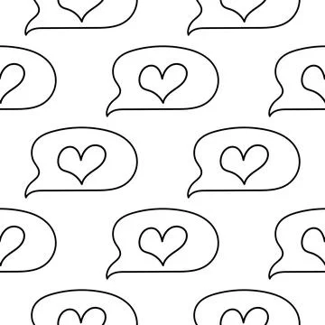 Thought cloud ideas blue flat pattern textile Stockillustratie