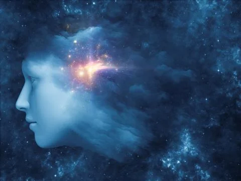 Thought Cloud 库存插图