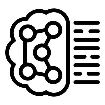 Thought exploration icon outline vector. Brainstorming workshop Stock Illustration