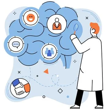 Thought process. Education fuels intelligent analysis, shaping strategic th.. Stock Illustration