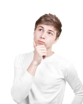 Thoughtful Boy Stock-Fotos