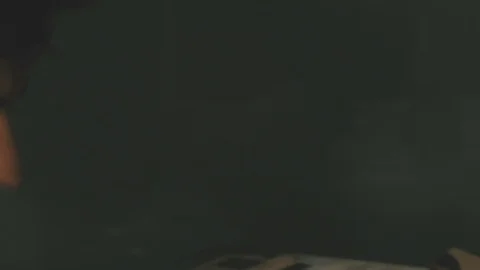 Thoughtful Boy in Profile Stock Footage 87204526