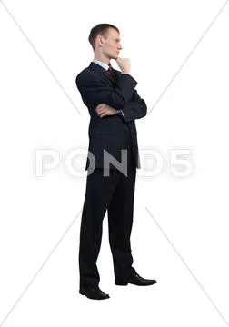 Thoughtful businessman Stock Photos
