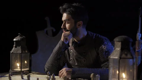 Thoughtful commander. Stock Footage 199551311