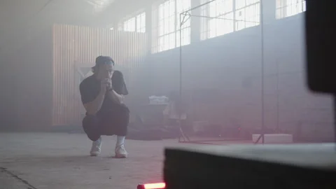 Thoughtful Director Checks Lighting Stock-Footage 270326244