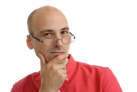 Thoughtful man Stock Photos